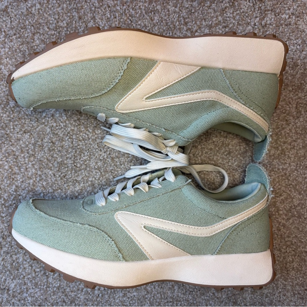 Dolce Vita DV Braiden Sage Green Avacado Womens Lifestyle Sneakers size 10 - Picture 7 of 11